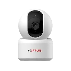CP PLUS 3MP Smart Wi-Fi Security Camera with 360° Pan &amp;amp;amp;amp;amp; Tilt | Cyber Secure Technology | Two-Way Audio | Intelligent Motion Detection | Night Vision Support | Cloud Storage Enabled | Compatible with Google Assistant