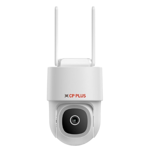 CP PLUS 4MP Quad HD Outdoor Smart Wi-Fi CCTV Camera with 360° Pan &amp; Tilt, Full-Color Night Vision, Two-Way Audio &amp; Cloud Recording – Model CP-Z45Q